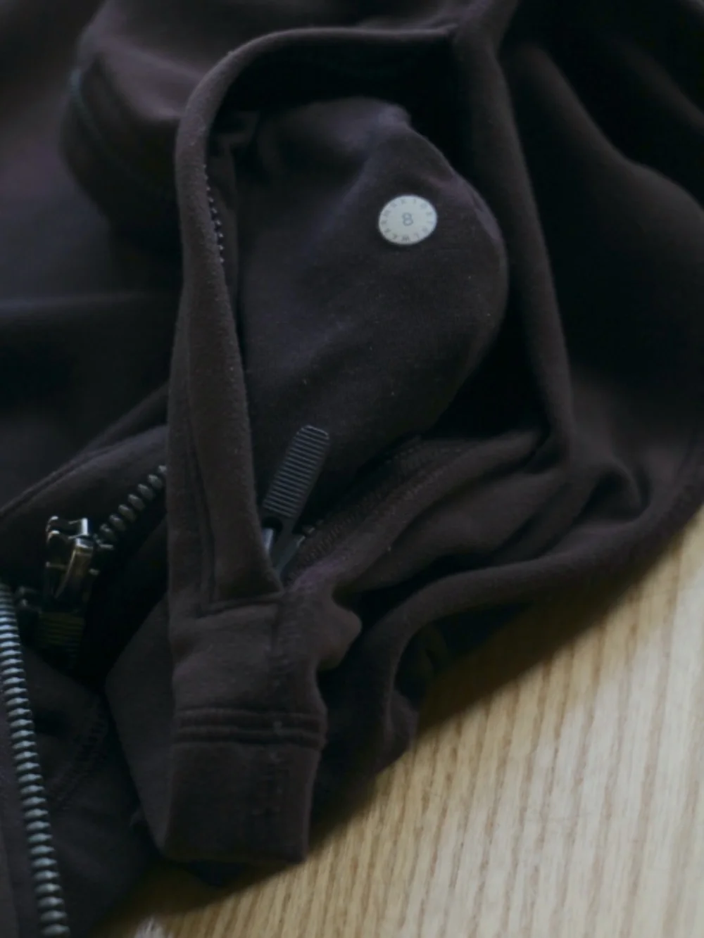 Hooded Define Nulu jacket | Black Satin
